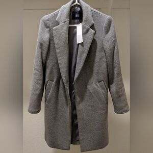 Elegant Gray Winter Coat (W)